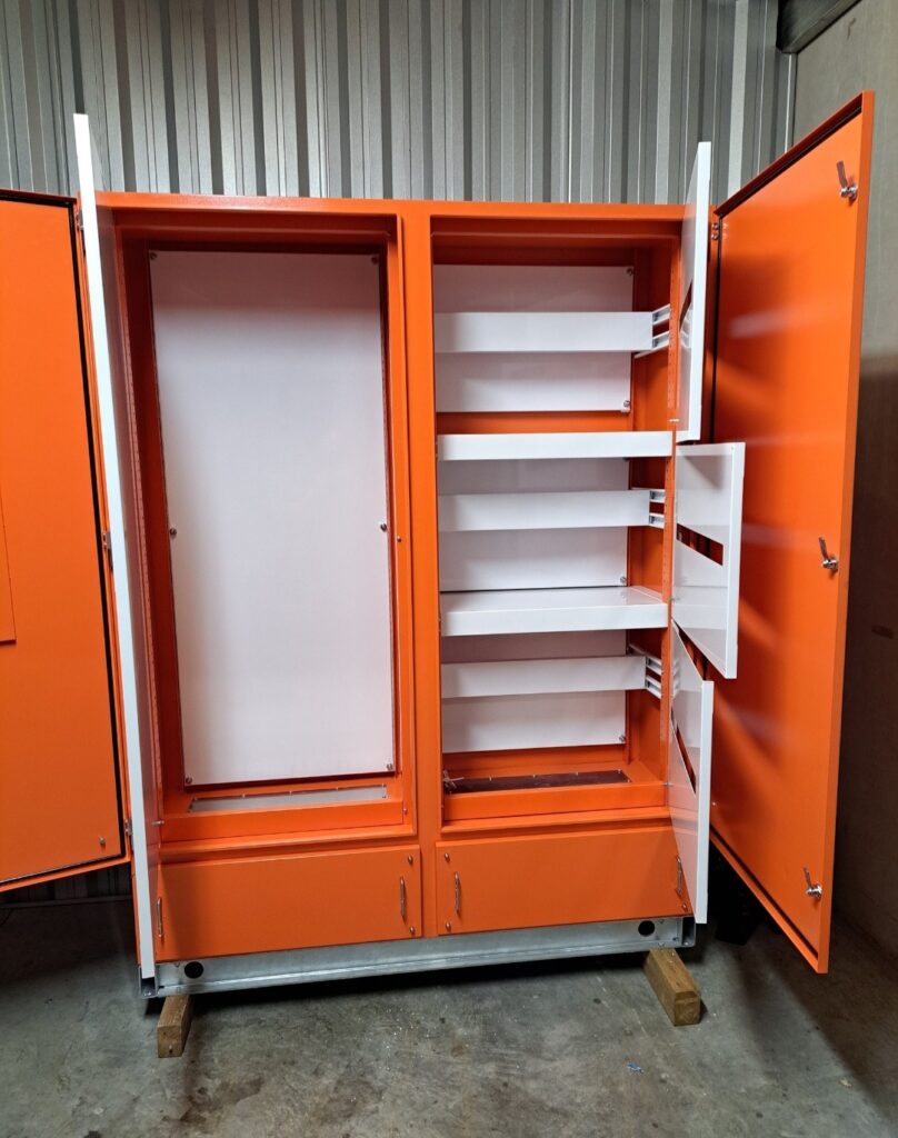 Industrial switchboard upgrade - rack